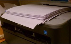 Printer Cetak banyak kertas